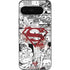 DC Comics Superman Comic Pattern Logo in Red Pixel 9 Pro XL Skin